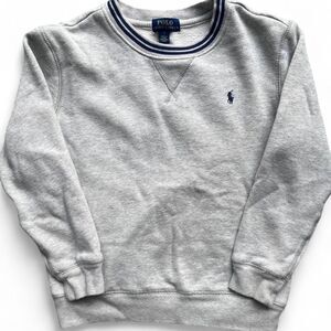 Polo Ralph Lauren Gray Crew Neck Pullover Sweatshirt Size 7